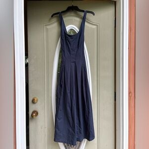 NWT Moon River Navy Small Criss Cross Back Dress